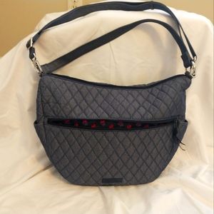 Vera Bradley shoulder purse, adjustable removable strap and shoulder strap